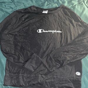 Champion Black Long Sleeve Shirt